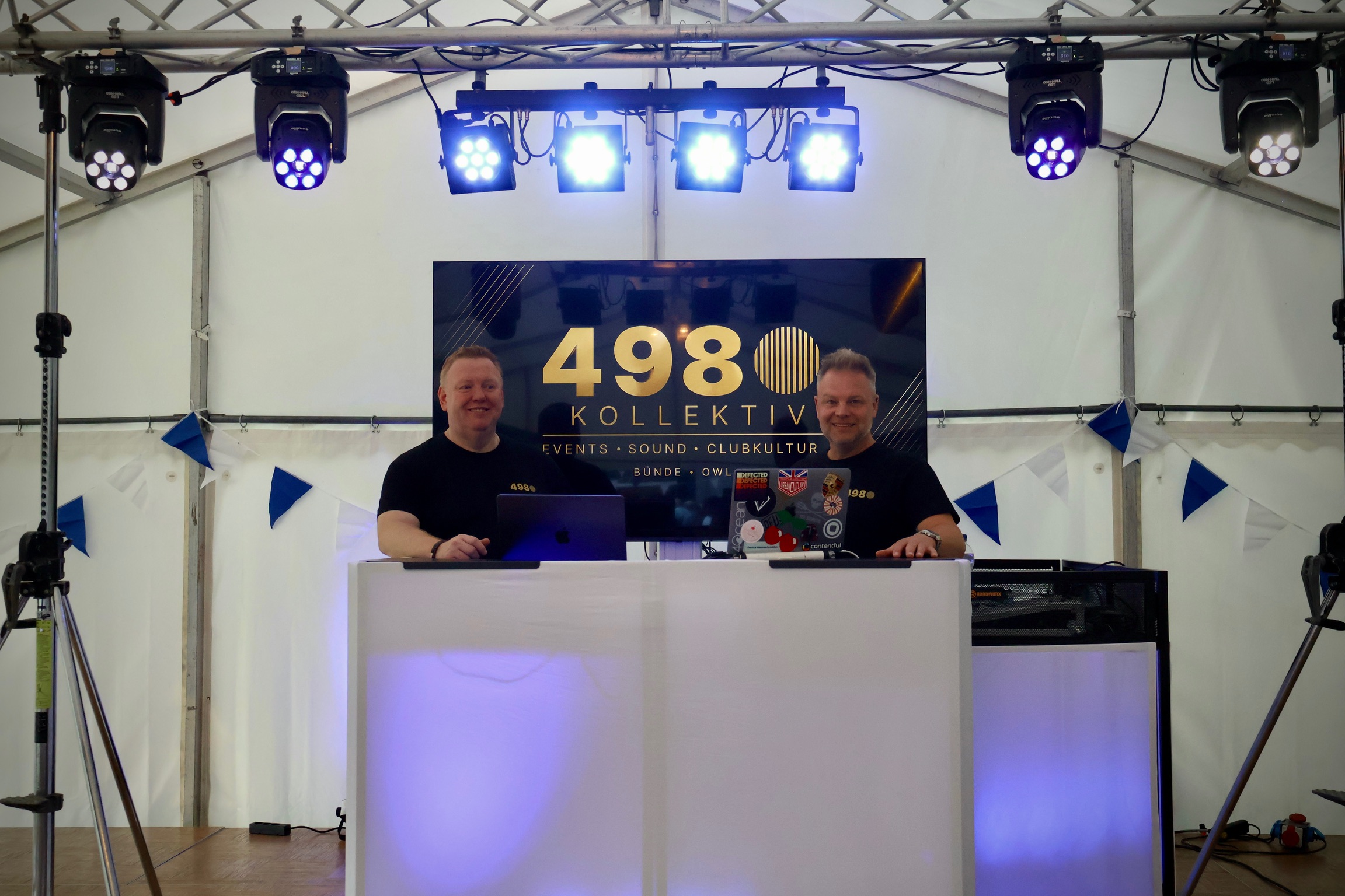 4980 Kollektiv DJ-Booth beim Zeltfest Hiddenhausen